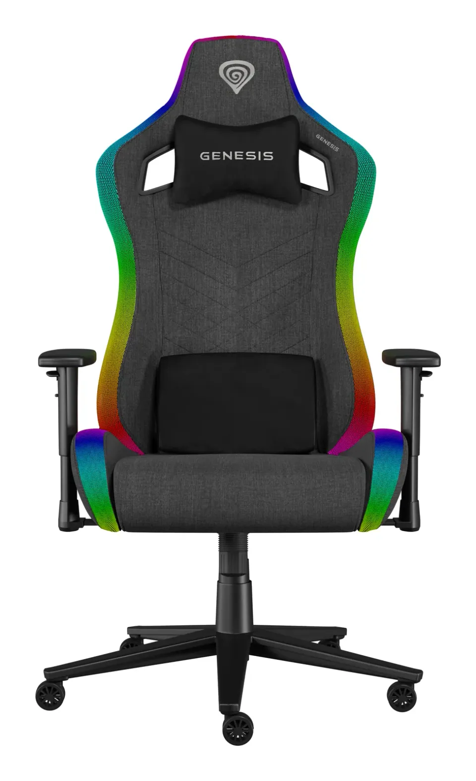 Herní křeslo Genesis TRIT 660, RGB, Šedé