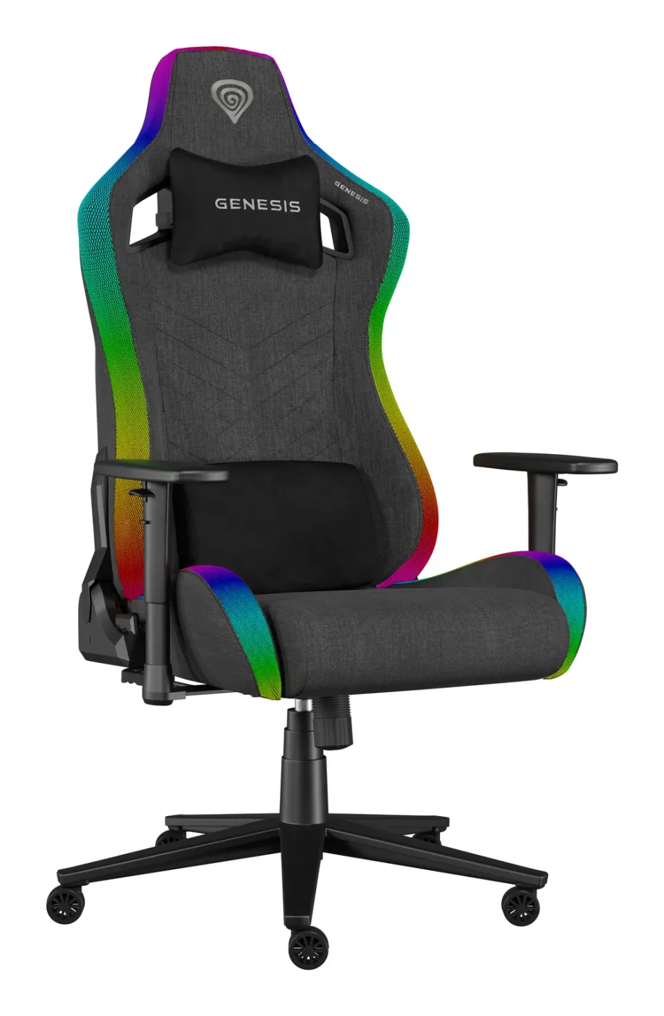 Herní křeslo Genesis TRIT 660, RGB, Šedé