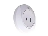 WG - Noční LED světlo do zásuvky s USB / WG FireFly / white