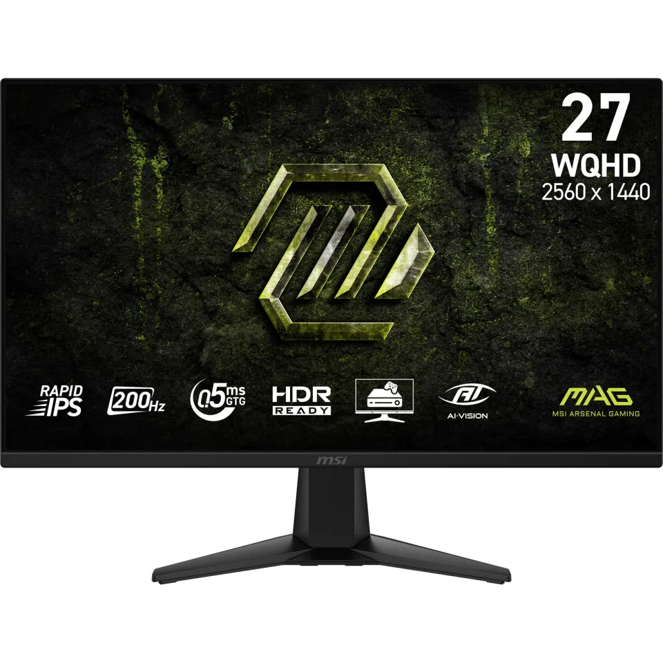 MSI Gaming monitor MAG 275QF E20 27" Rapid IPS/2560x1440 WQHD/200Hz/0,5ms/2xHDMI