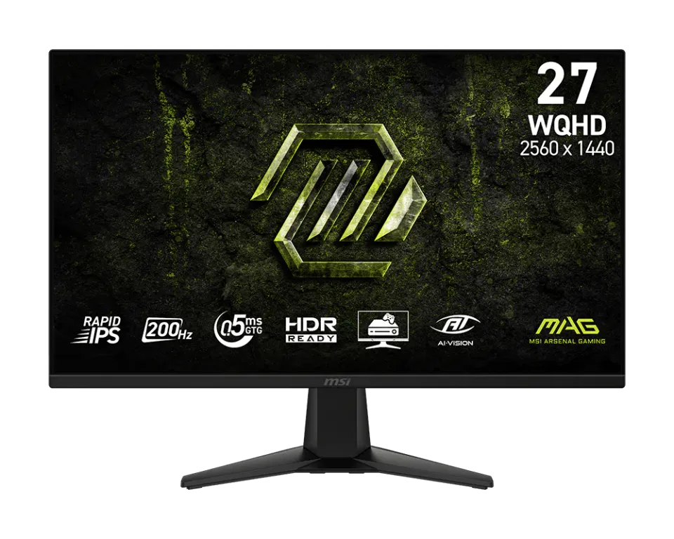 MSI Gaming monitor MAG 275QF E20 27" Rapid IPS/2560x1440 WQHD/200Hz/0,5ms/2xHDMI