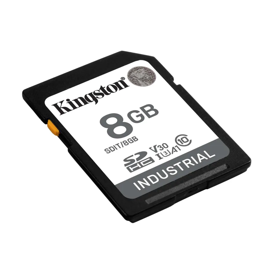 KINGSTON 8GB SDHC Industrial -40C to 85C C10 UHS-I U3 V30 A1 pSLC