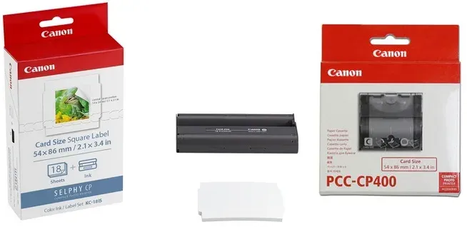 Canon KC18IS papír 86x54 mm 18ks + PCC-CP400 držák papíru