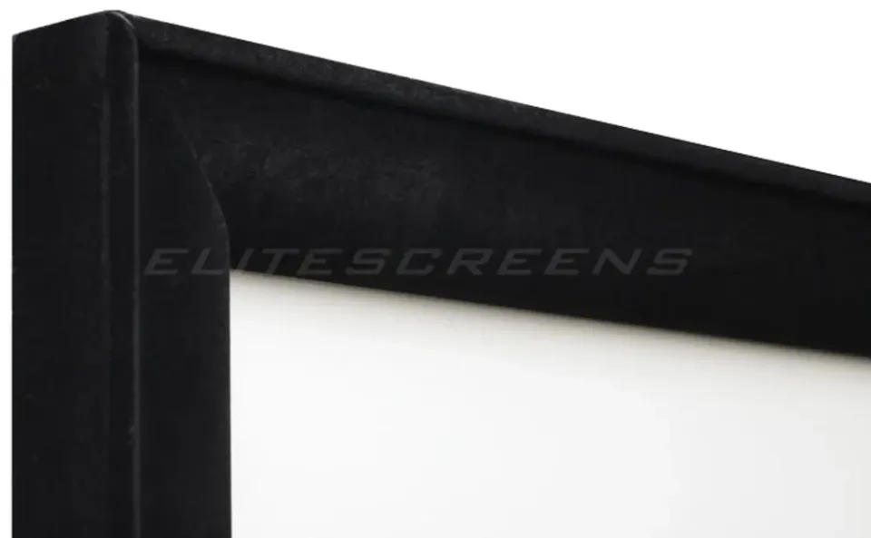 ELITE SCREENS plátno v pevném rámu 135" (342,9cm)/ 16:9/ 168×299cm/ gain 1.1/ rám černý 6cm