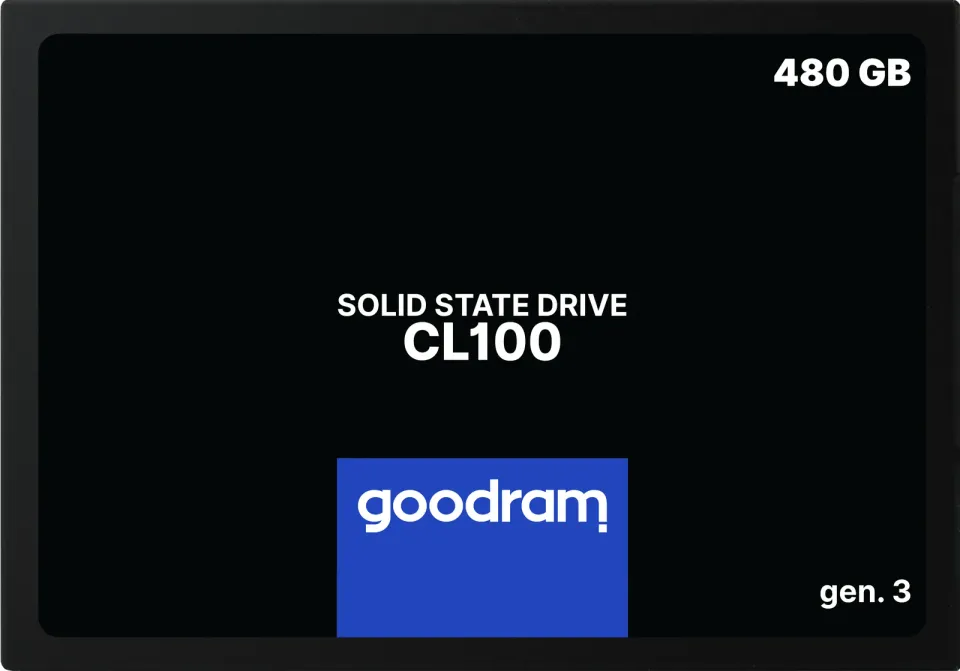 GOODRAM SSD CL100 Gen.3 480GB, SATA III, 2.5", (R:540/W:460MB/s)