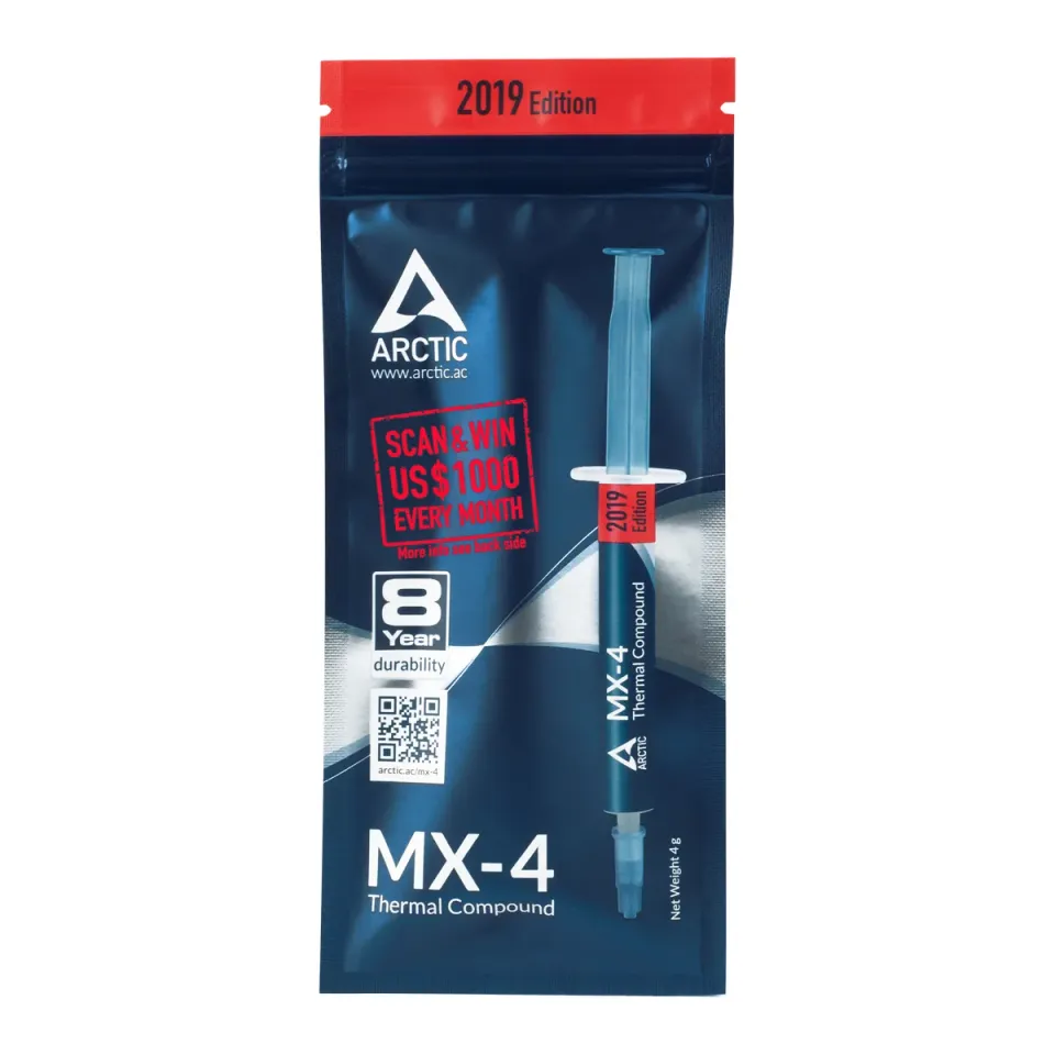 Arctic MX-4 2019 Edition teplovodivá pasta, 4g