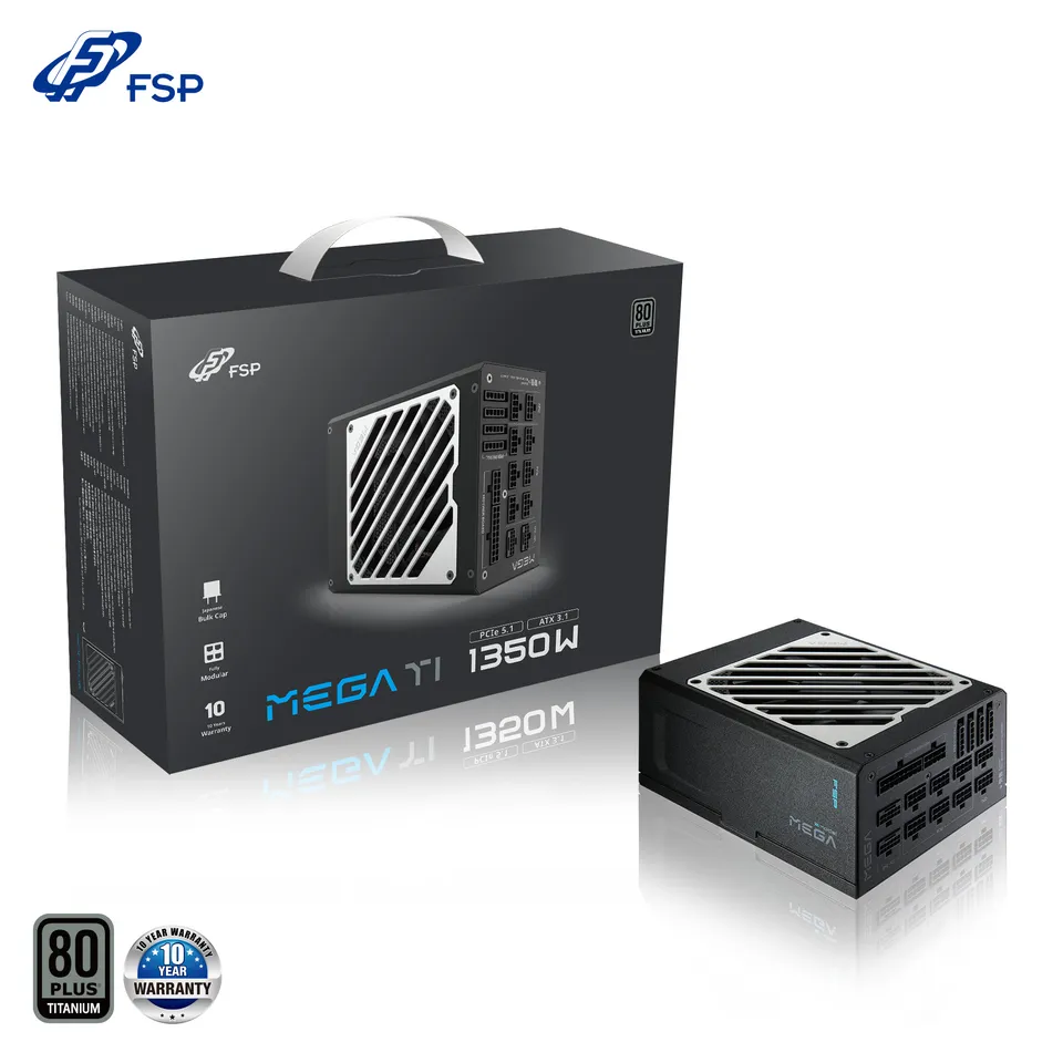 FSP MEGA TI/1350W/ATX 3.1/80PLUS Titanium/Modular/Retail