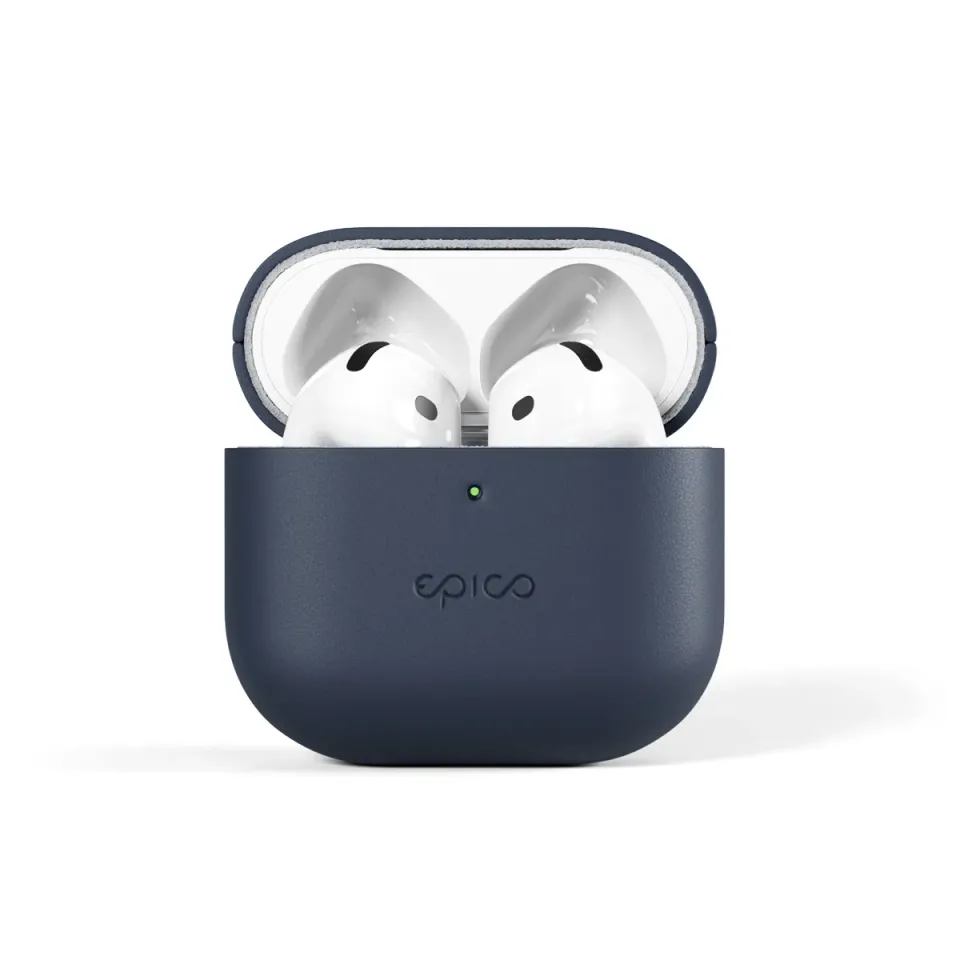 Epico kožené pouzdro pro AirPods 4/4 s ANC - modrá