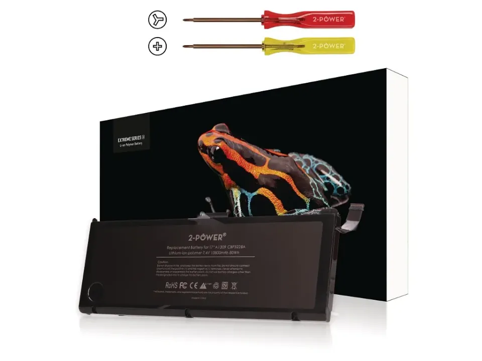 2-Power baterie pro APPLE MacBook 17, 7,4V, 11200mAh,