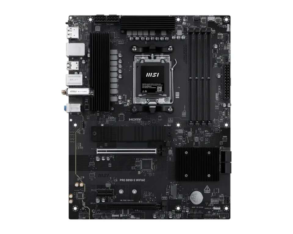 MSI MB Sc AM5 PRO B850-S WIFI6E, AMD B850, 4xDDR5, WiFi, 1xHDMI, 1xDP, ATX