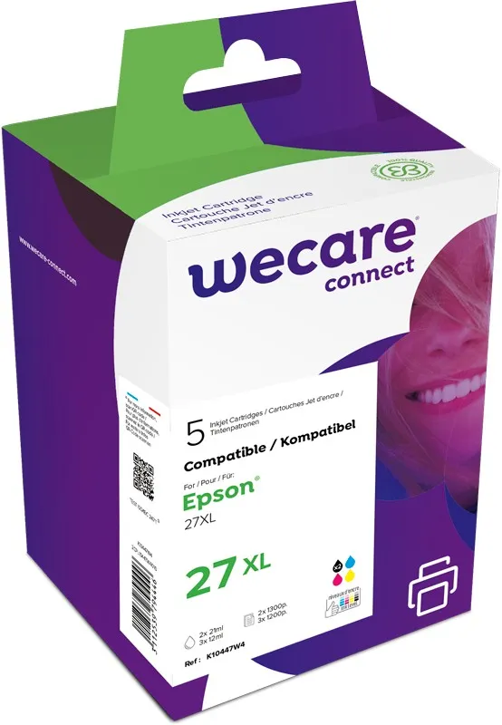 WECARE ARMOR ink sada kompatibilní s EPSON C13T27X,2xčerná/CMY (K10447W4)