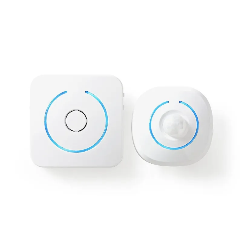 Nedis ALRMMW20WT - Alarm s Detektorem Pohybu pro Zabezpečení Domácnosti | 8 Vy