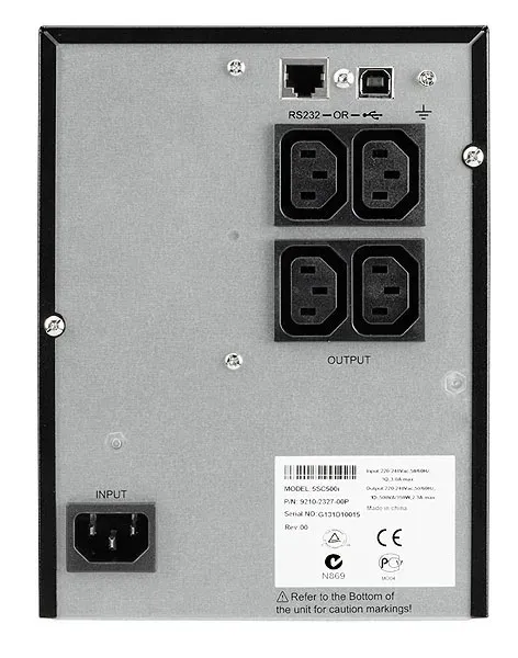 Eaton 5SC 500i, UPS 500VA / 350W, 4 zásuvky IEC, LCD