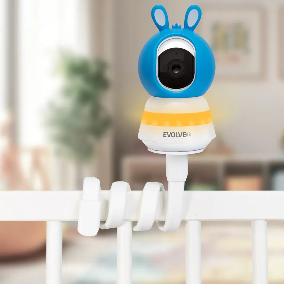 EVOLVEO Baby Monitor N5 - Set videochůvičky s 360° dohledem, obousměrnou komunik