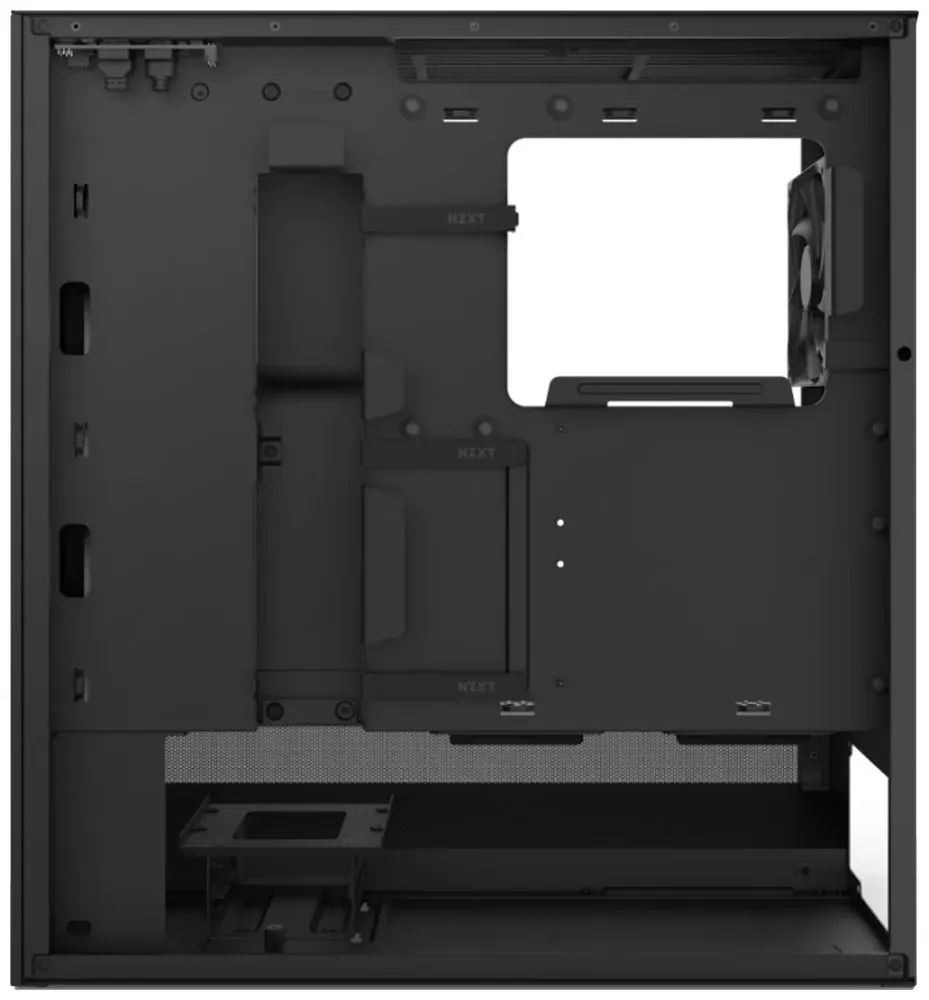 NZXT skříň H5 Flow RGB edition / 1x360 mm RGB core fan / 1x120mm / USB 3.0 / USB-C 3.1 / průhledná bočnice / mesh /černá