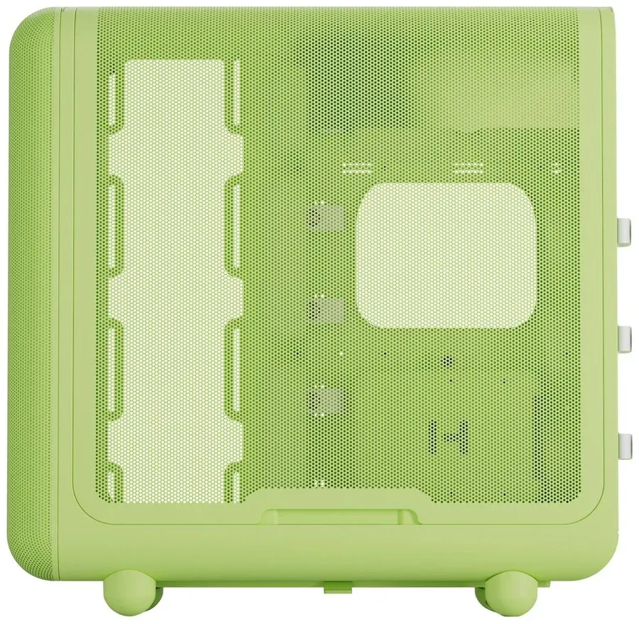 HYTE skříň X50 Matcha Milk / prosklená zaoblená bočnice / bez zdroje / 1x USB-C / 2x USB-A