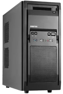 CHIEFTEC skříň Libra Series/Miditower, LF-02B-OP, Black, USB 3.0, bez zdroje