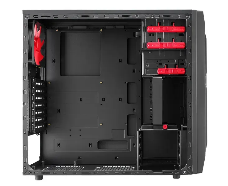 CHIEFTEC skříň Libra Series/Miditower, LF-02B-OP, Black, USB 3.0, bez zdroje