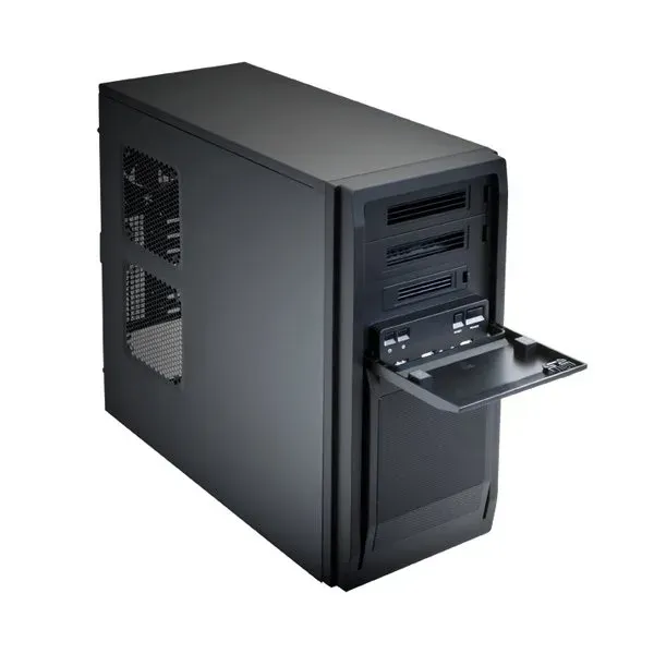CHIEFTEC skříň Libra Series/Miditower, LF-02B-OP, Black, USB 3.0, bez zdroje