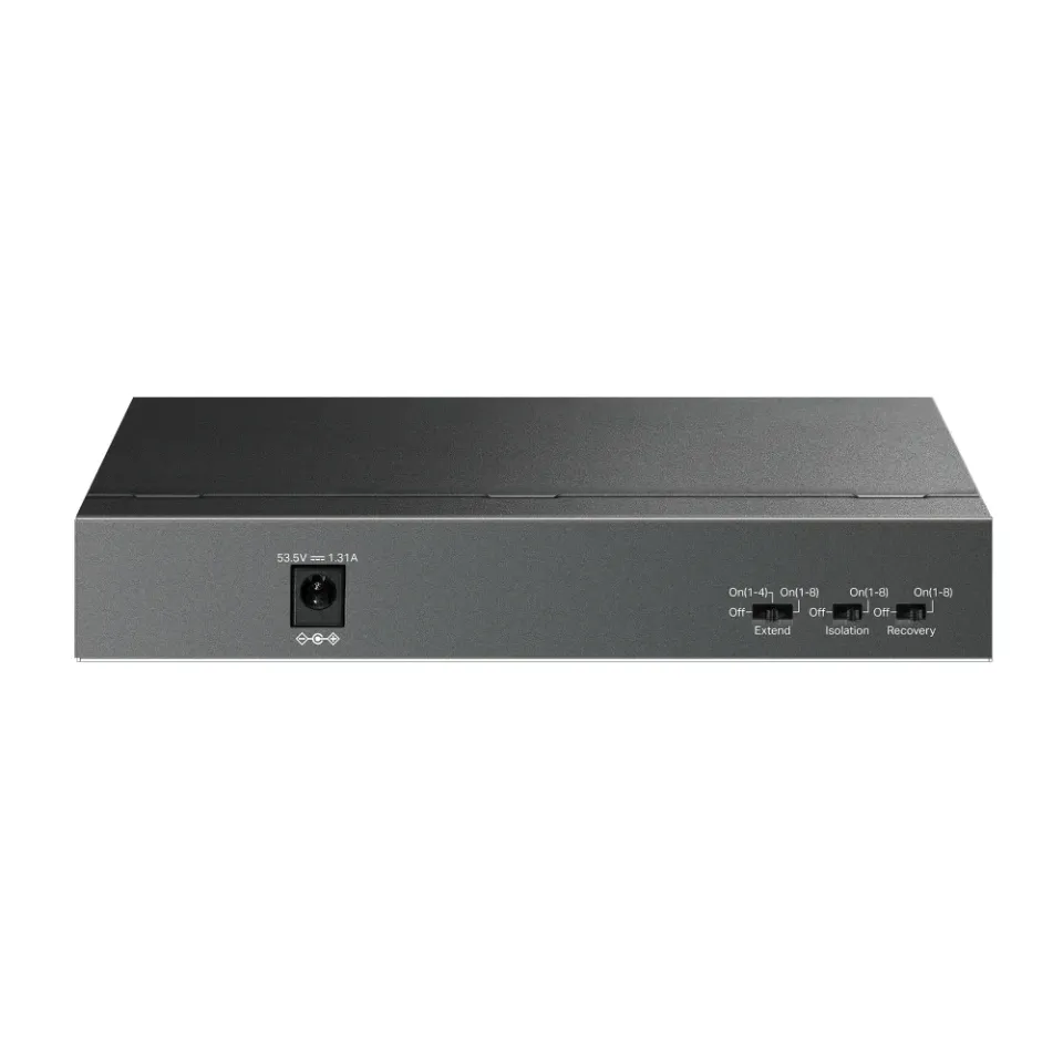TP-LINK LS109P 9portový 10/100Mbit/s stolní switch s 8 porty PoE+