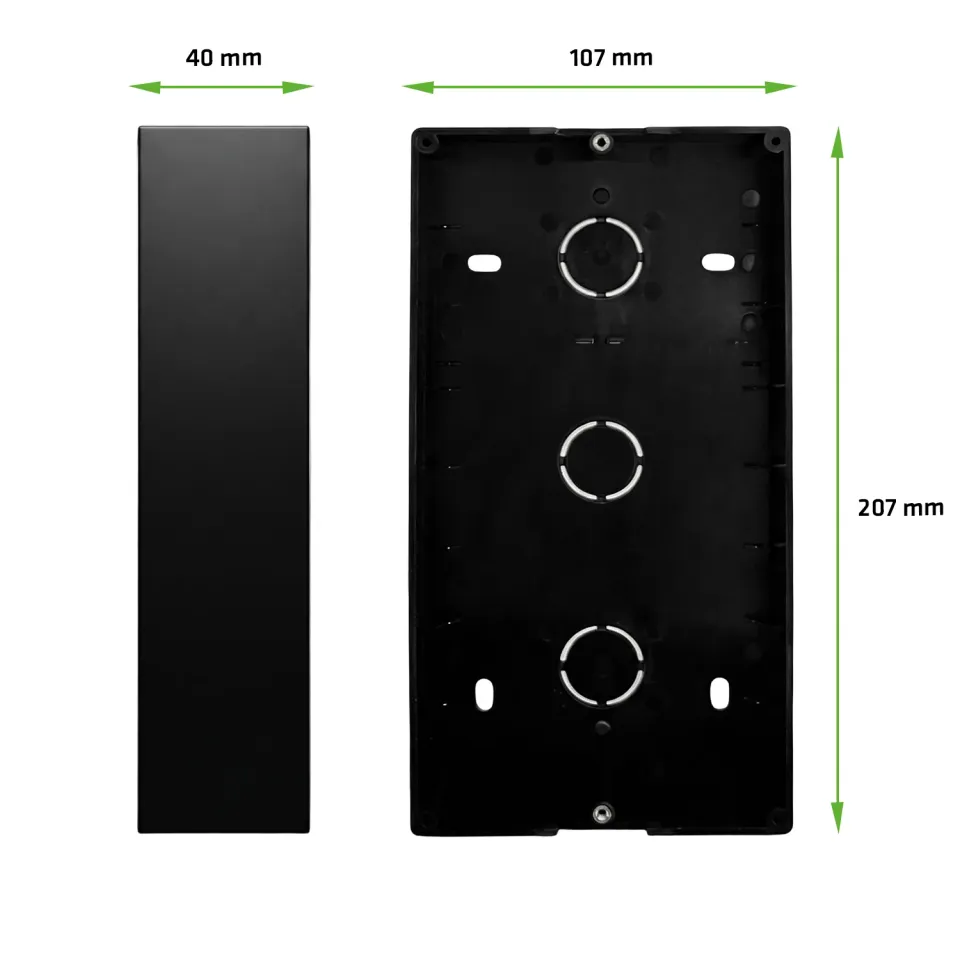 EVOLVEO DoorPhone ID-1, 2drátový videotelefon s RFID, otiskem prstu a podporou O
