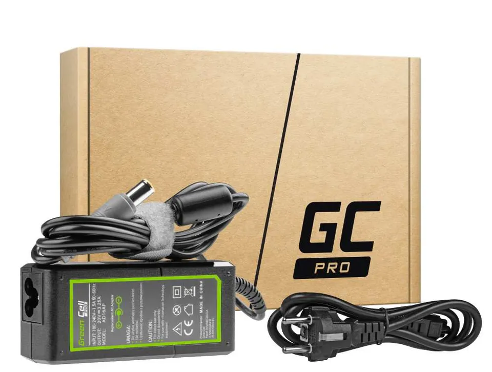 Green Cell PRO Charger / AC Adapter 20V 3.25A 65W for Lenovo B580 B590 ThinkPad