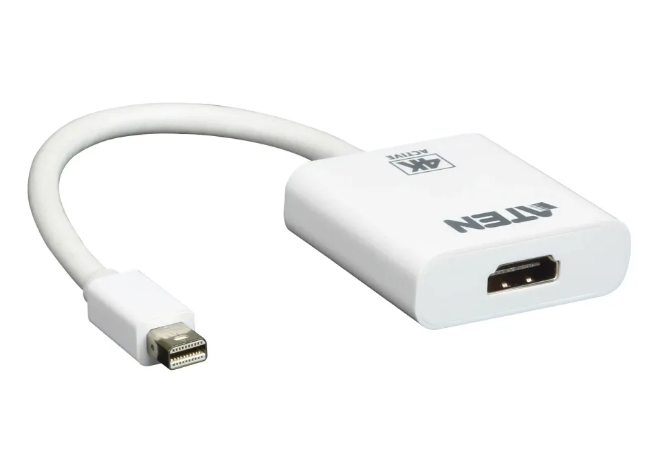 ATEN Mini DisplayPort to 4K HDMI Active Adapter