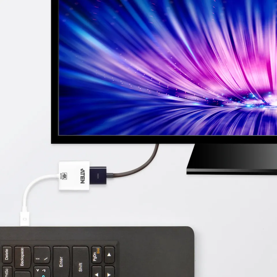 ATEN Mini DisplayPort to 4K HDMI Active Adapter