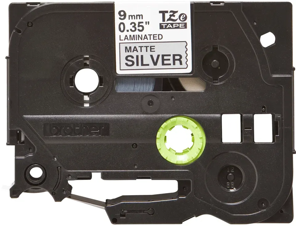 Brother - TZe-M921, stříbrná metalická / černá (9mm, laminované)