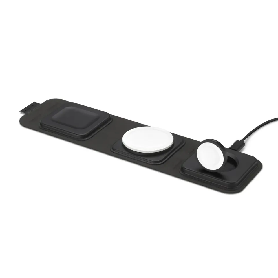 3v1 travel charger MFM+MFW, USB-C/C, 30W, čená