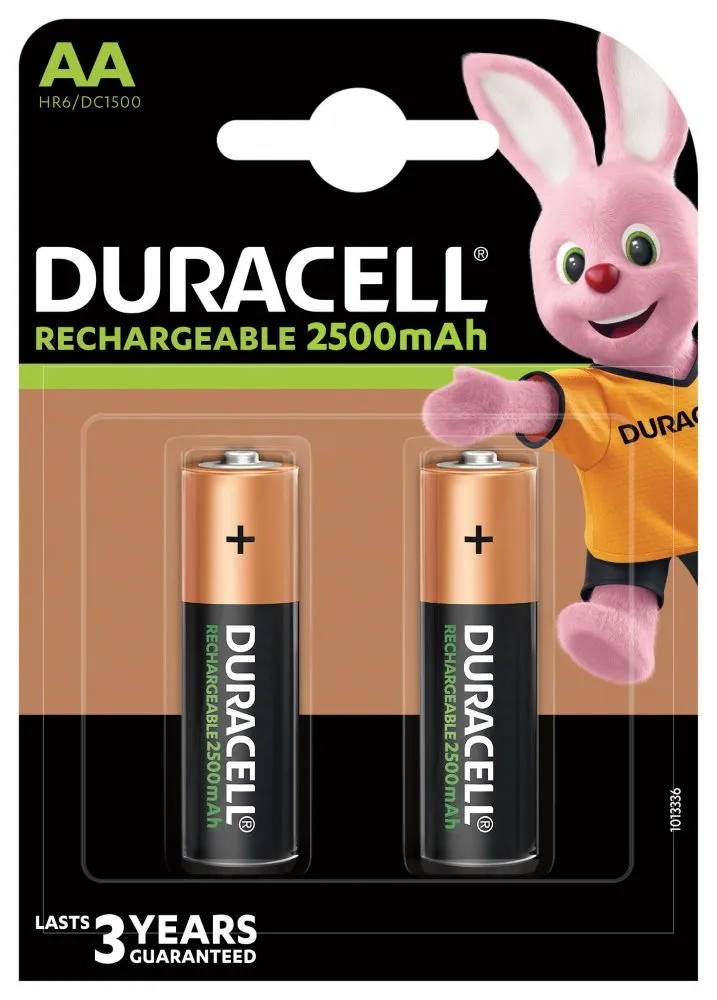 Duracell Rechargeable baterie nabíjecí 2500mAh 2 ks (AA)