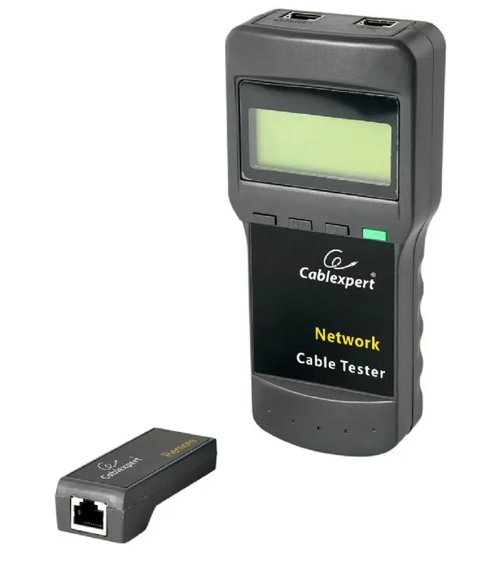 GEMBIRD Digitální tester síťových kabelů RJ45/RJ11 UTP,STP Cat5e Cat6e