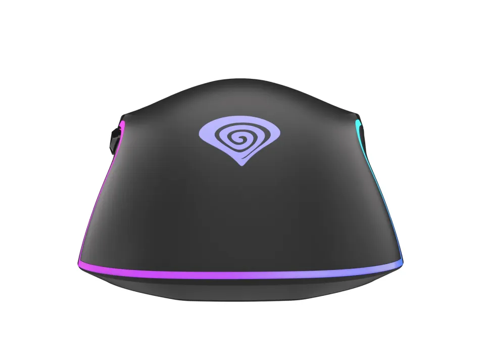 Genesis herní optická myš KRYPTON 220/RGB/6400 DPI/Herní/Optická/6 000 DPI/Drátová USB/Černá