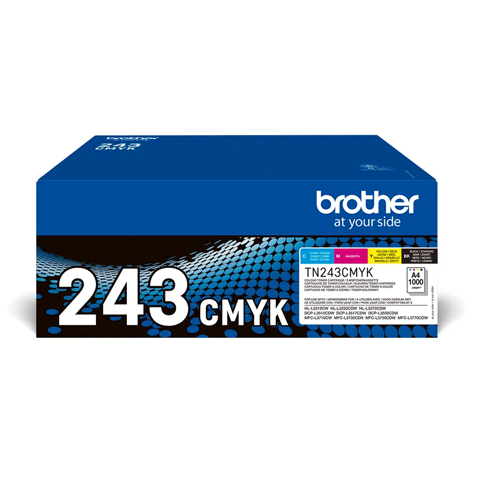 Brother - TN-243CMYK, multipack, černá + 3 barvy
