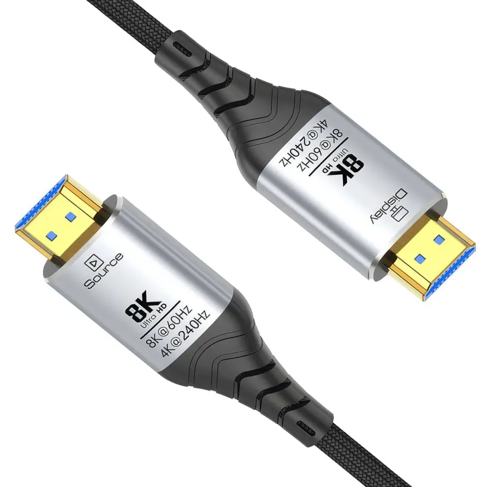 PremiumCord Ultra High Speed HDMI 2.1 optický fiber kabel 8K@60Hz,zlacené 10m