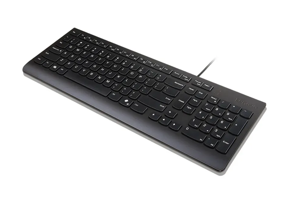 Lenovo Essential klávesnice (černá) - Czech/Slovakia Copilot+ tlačítko