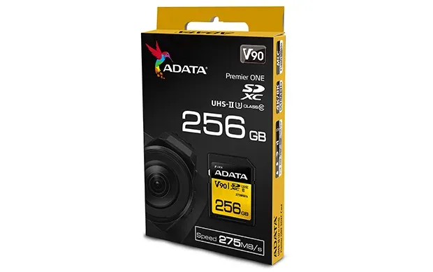 ADATA SDXC karta 256GB Premier One UHS-II U3 Class 10 (R:275/W:155 MB/s)