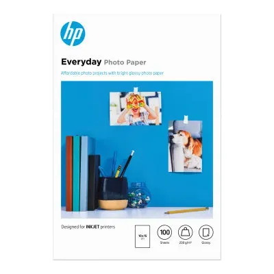 HP (CR757A) Photo Paper Glossy Everyday 10x15cm, 100ks, 200 g/m2