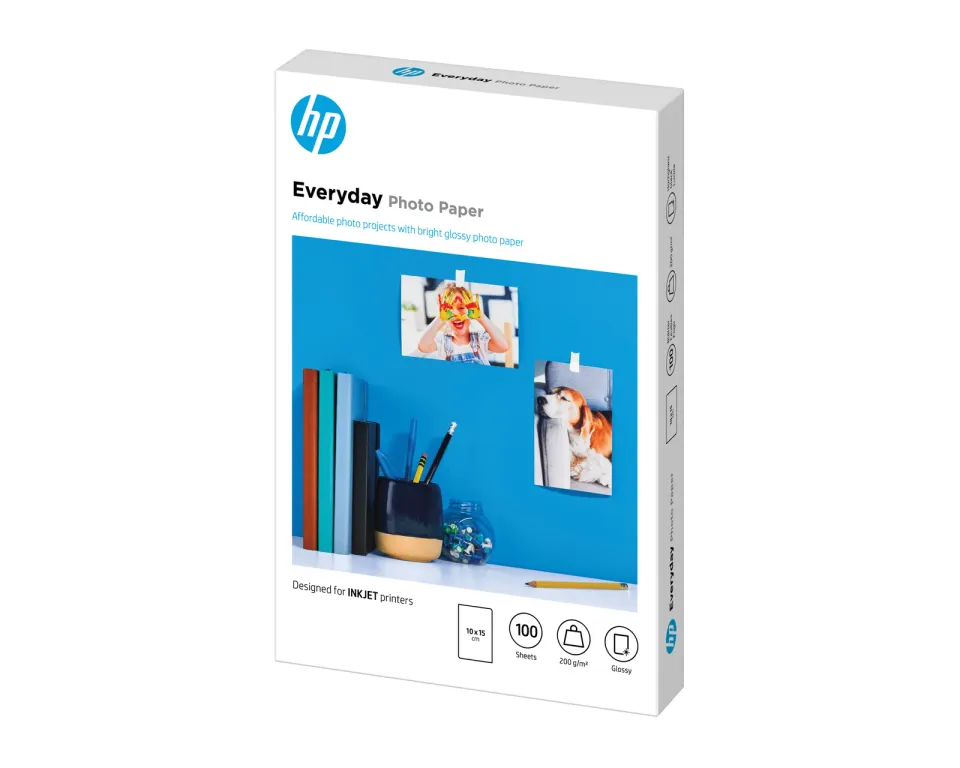 HP (CR757A) Photo Paper Glossy Everyday 10x15cm, 100ks, 200 g/m2