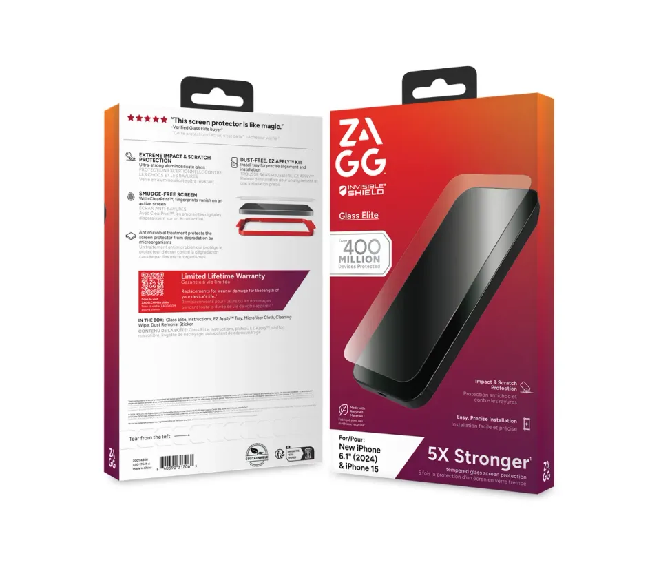 ZAGG sklo Elite Apple iPhone 16/15