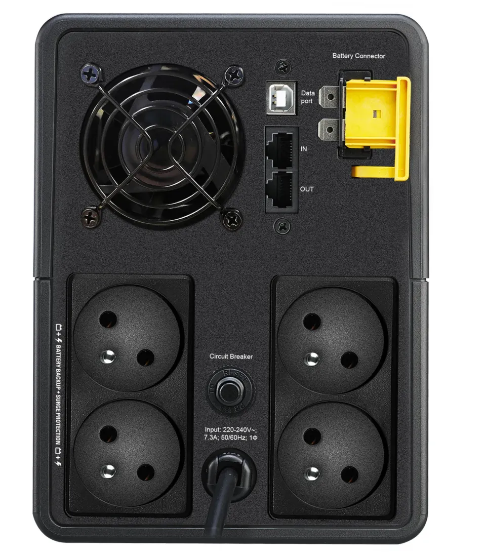 APC Back-UPS 1600VA, 230V, AVR, French Sockets (900W) - CZ zásuvka