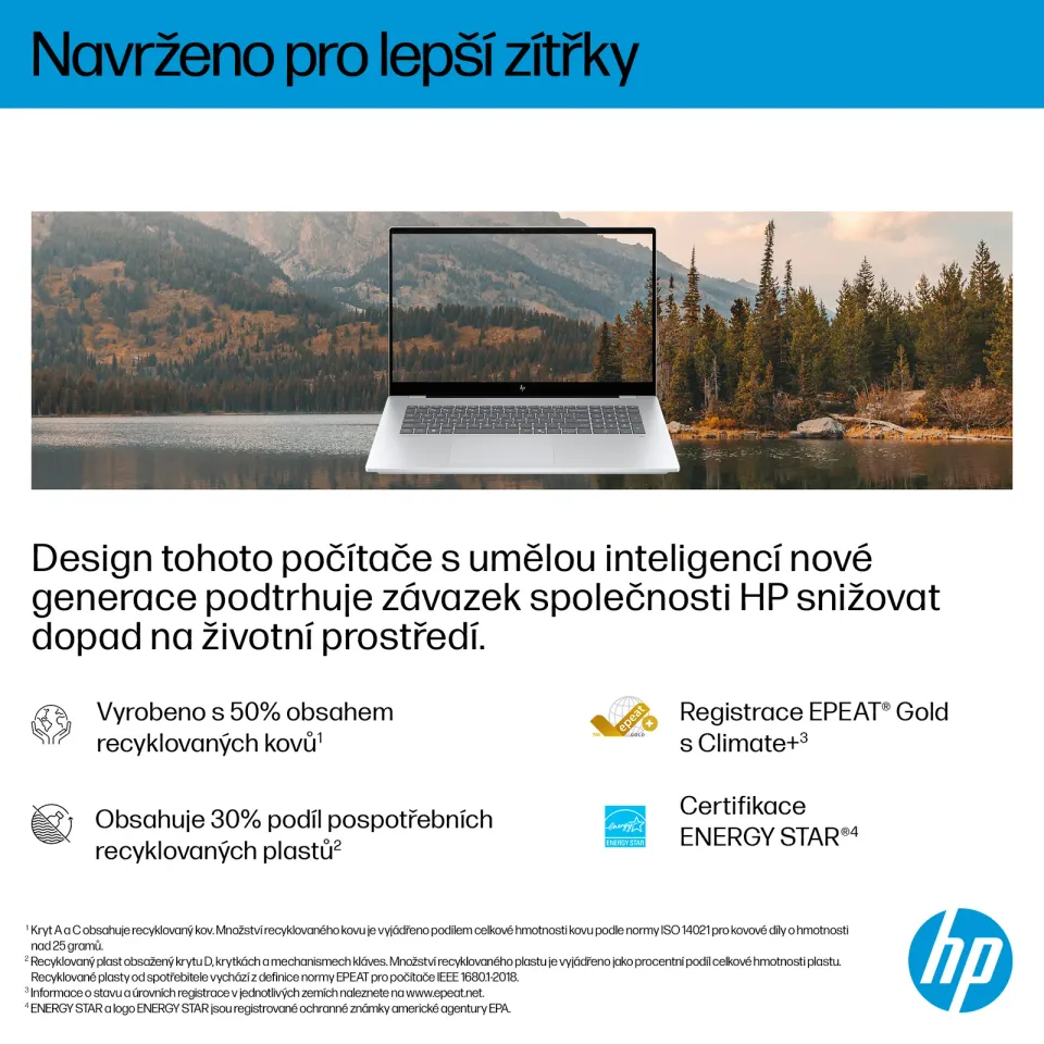 NTB HP OmniBook 7 NG AI PC 17-dc0002nc, Ultra 7-258V, Touch/17.3 FHD, 32GB LPDDR5X,2TB SSD,RTX 4050,Win11 Pro,2Y On-Site