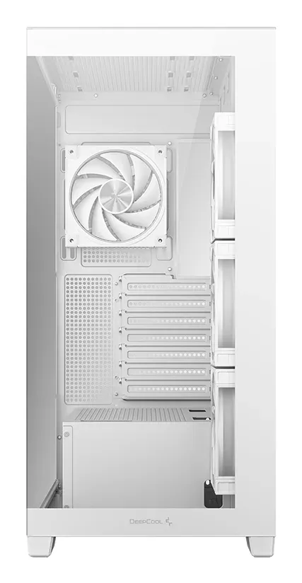 DEEPCOOL Case CG580 4F V2 WH, ATX, Průhledná bočnice, 4x120mm ARGB, bílá