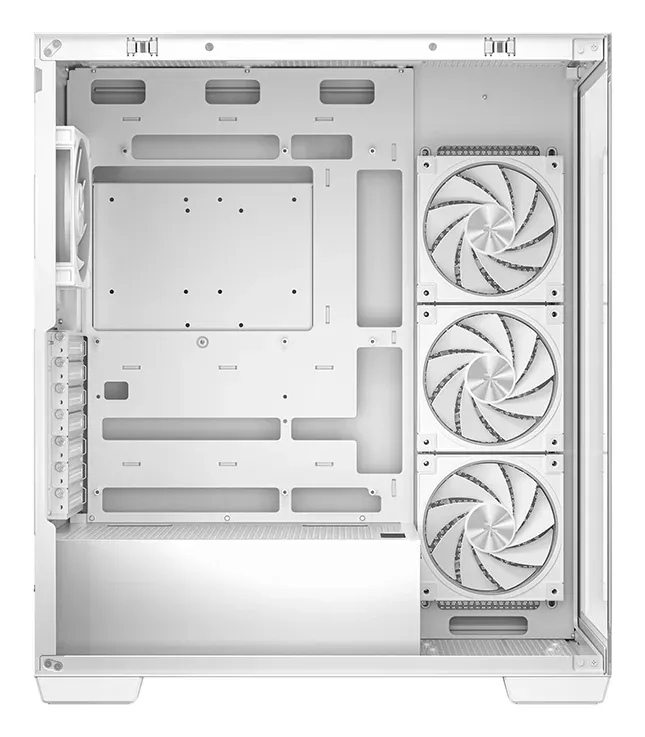 DEEPCOOL Case CG580 4F V2 WH, ATX, Průhledná bočnice, 4x120mm ARGB, bílá