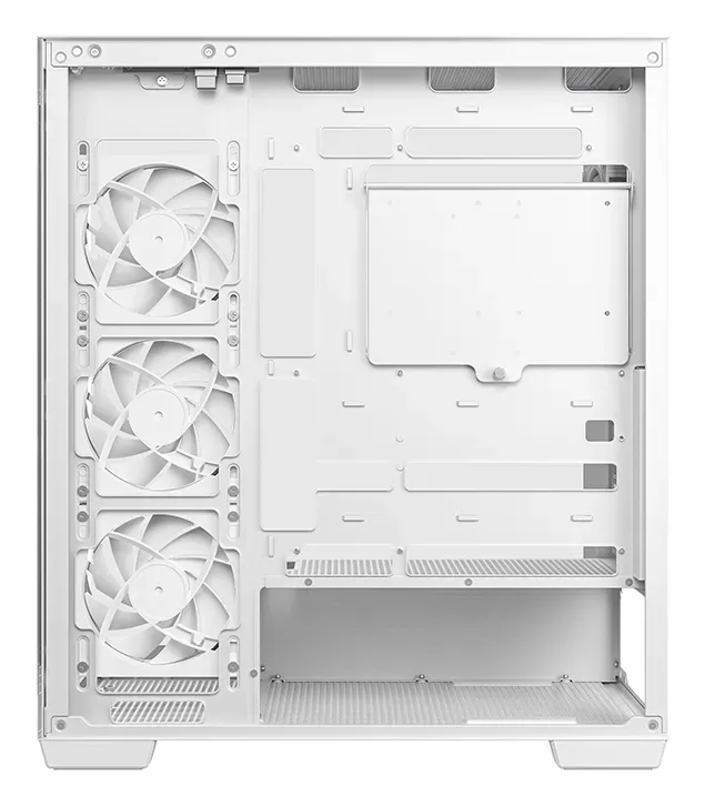 DEEPCOOL Case CG580 4F V2 WH, ATX, Průhledná bočnice, 4x120mm ARGB, bílá