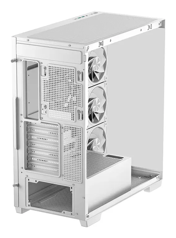 DEEPCOOL Case CG580 4F V2 WH, ATX, Průhledná bočnice, 4x120mm ARGB, bílá