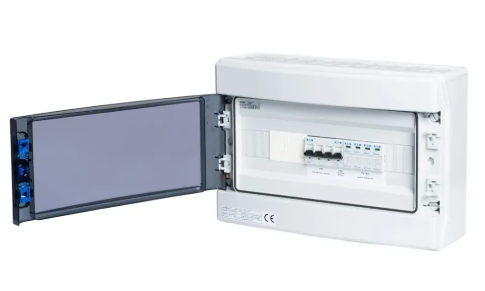 Solarmi AC25N0 osazený rozvaděč pro fotovoltaiku, jističe, chránič, N0, 3f, 25A