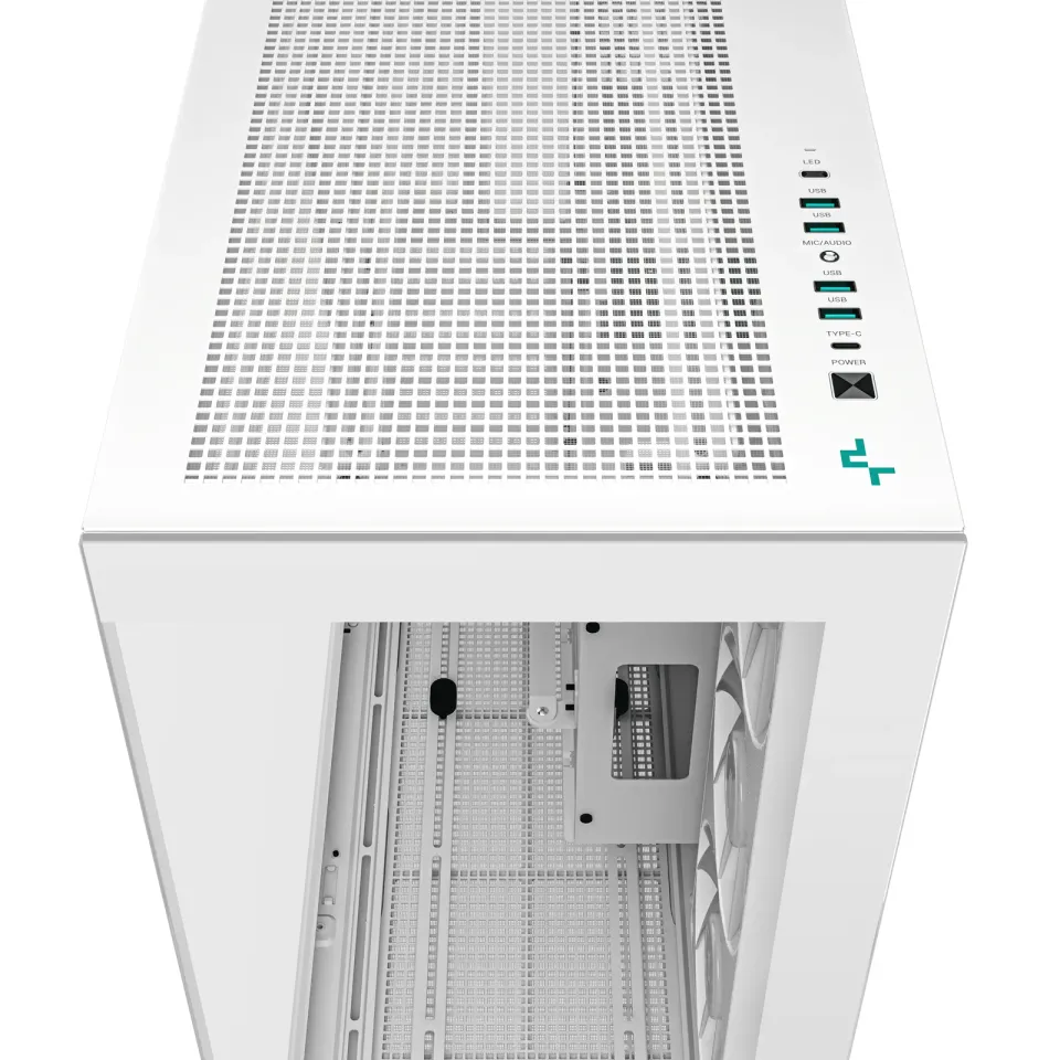 DEEPCOOL skříň CH780 / ATX / 420 mm fan ARGB / 4xUSB 3.0 / USB-C / prosklená / bílá