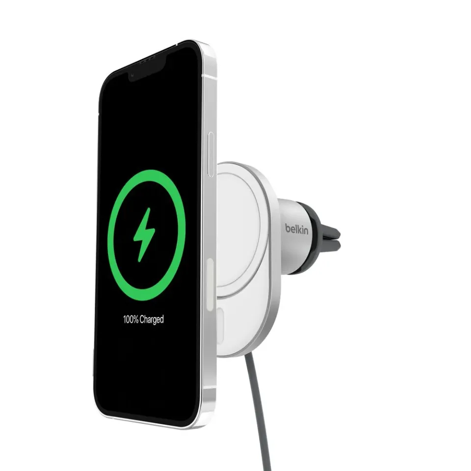 Belkin BOOST CHARGE Qi2 Magnetický držák s nabíjením do auta, 15W, bez adaptéru,