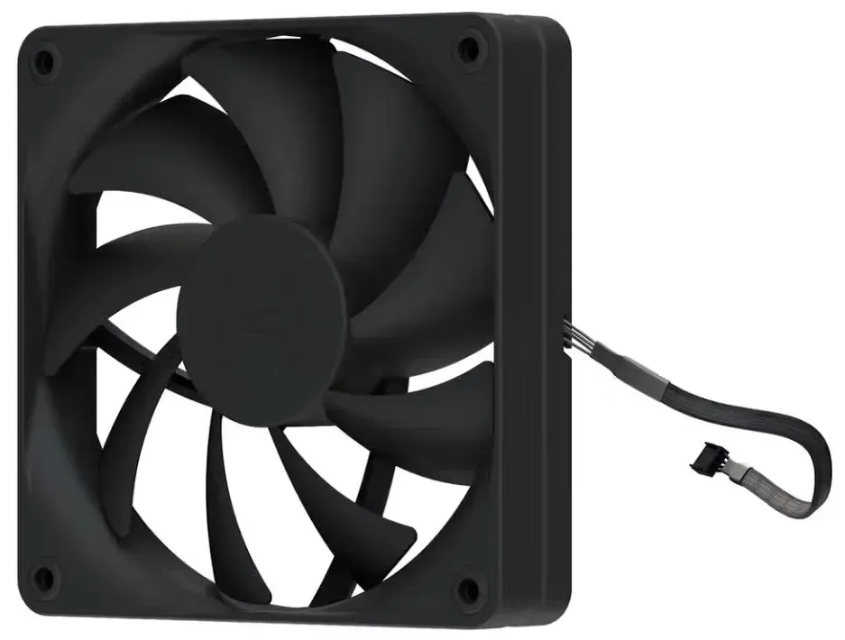 HYTE ventilátor 120mm PWM / barva Pitch Black / 1500rpm / 72CFM / ABS / 4-pin / sada 4x ventilátor